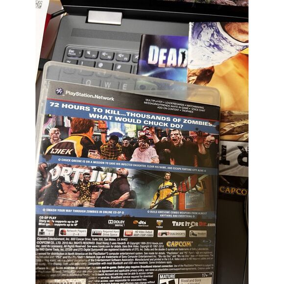 035-002 Dead Rising 2 PS3 PlayStation 3 Complete CIB Map Game - Picture 3 of 5